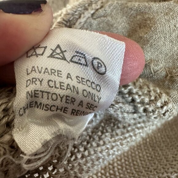 Made in Italy Linen Cardigan Womens Art to Wear Lagenlook Boho Coastal - Picture 5 of 16